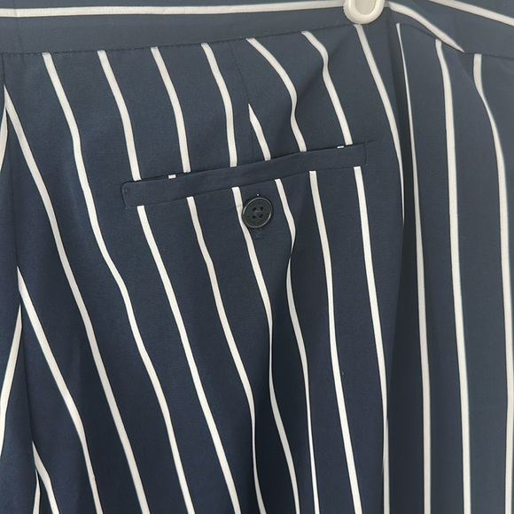 Navy and White Striped Pants - Picture 5 of 6